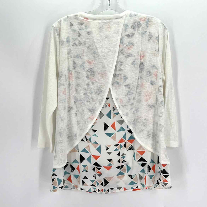 Size M VAN HEUSEN Ivory Knit Shirt