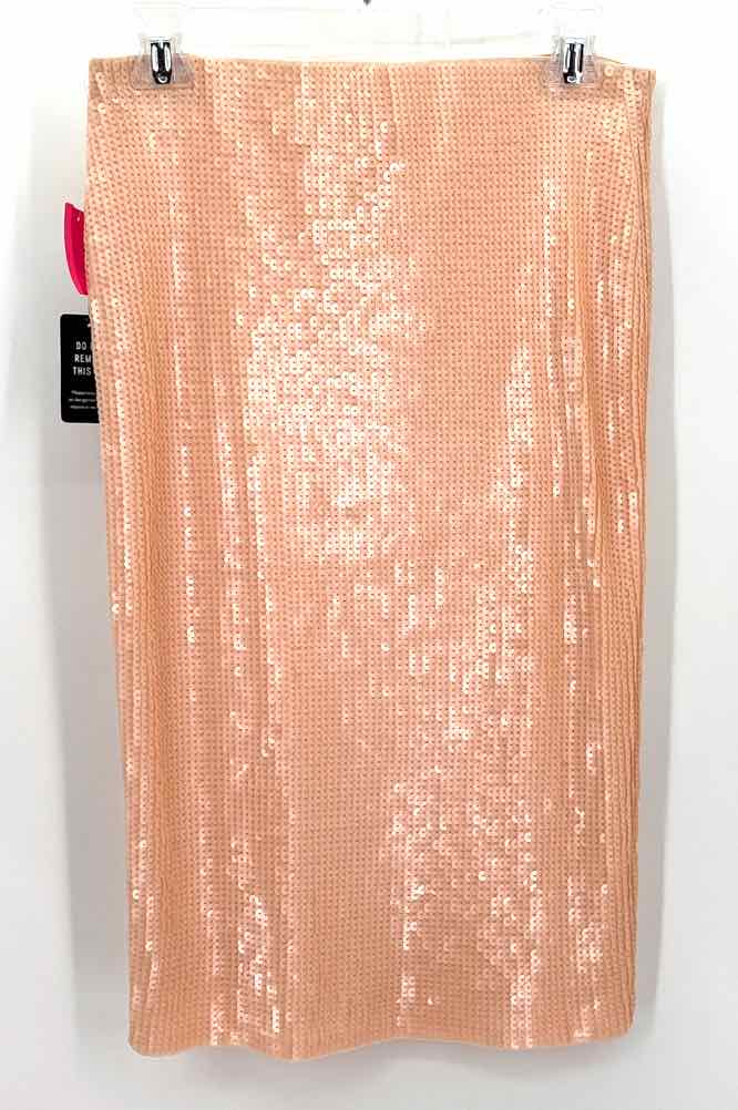 Size S EXPRESS Peach Sequined Shirt