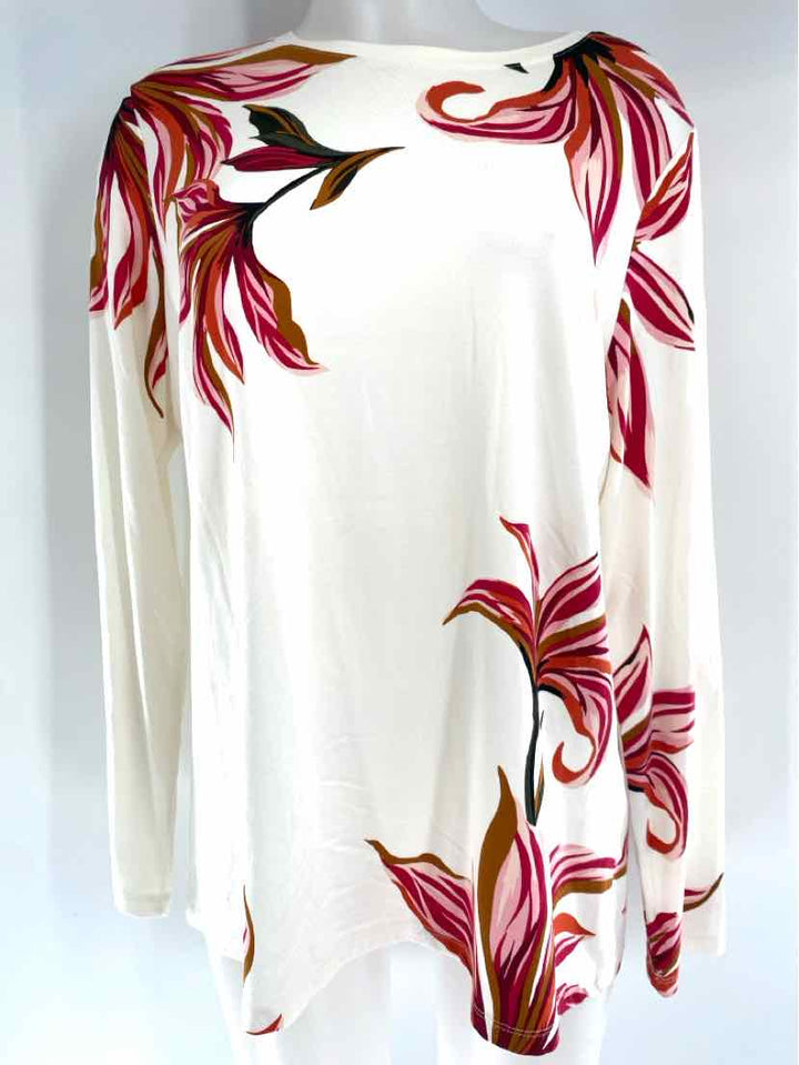 Size L Chico's Cream Shirt