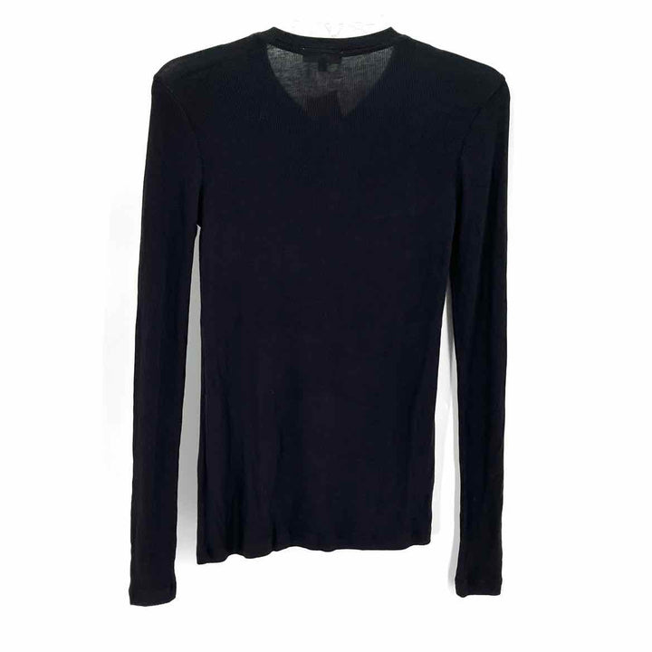Size XS Black Knit Shirt