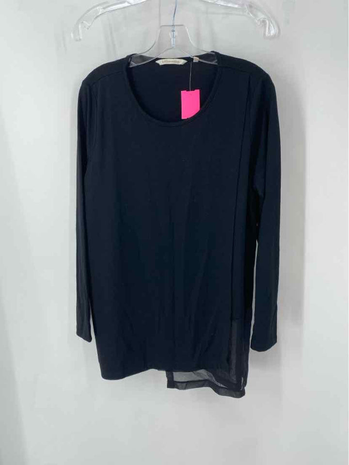 Size L SOFT SURROUNDINGS Black Shirt