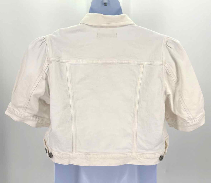 Size 16 Torrid White Denim Jacket