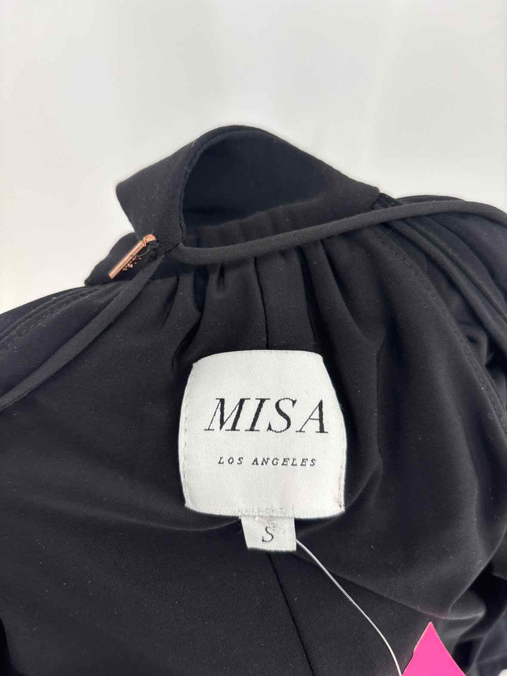Size S MISA Black Dress