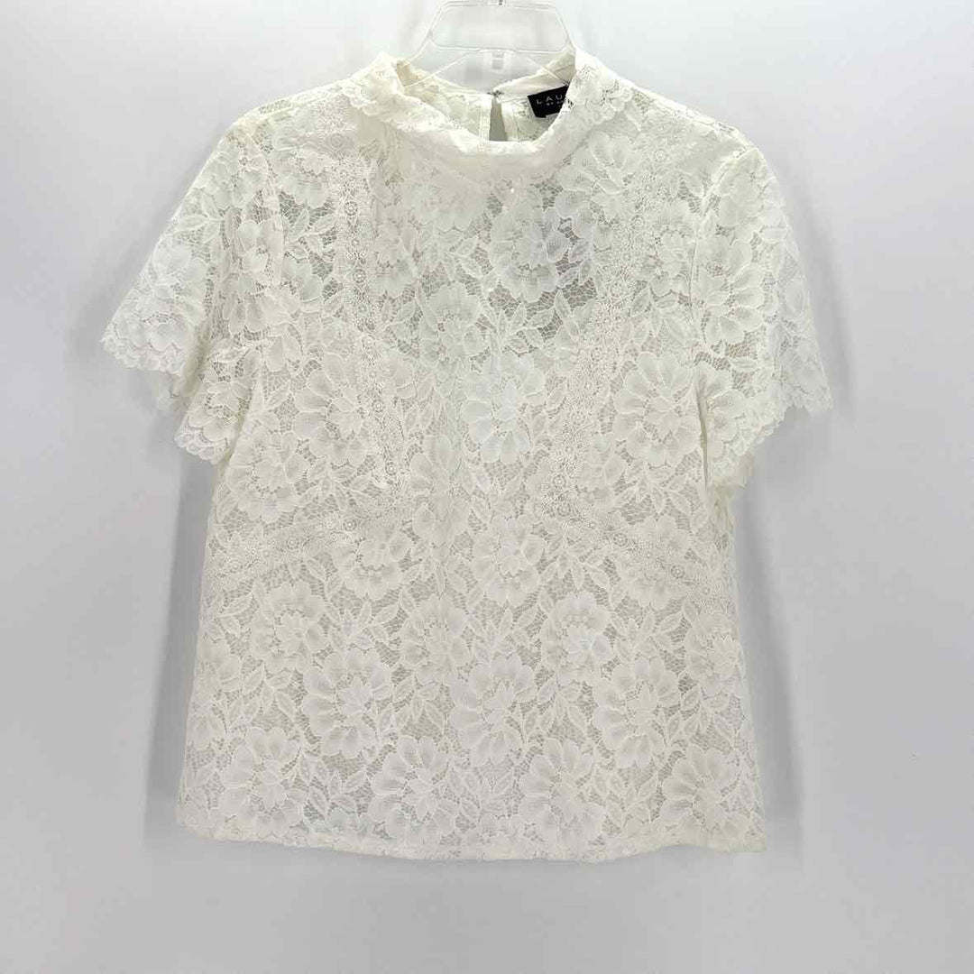 Size M LAUNDRY White Shirt