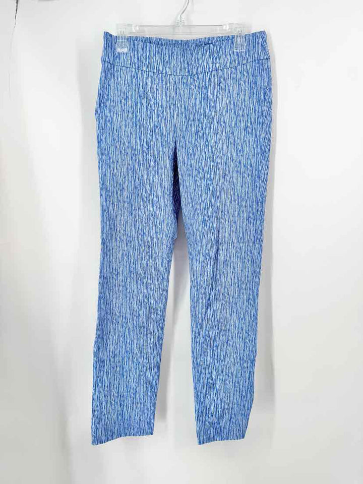 Size 8 J MCLAUGHLIN Blue Print Pants