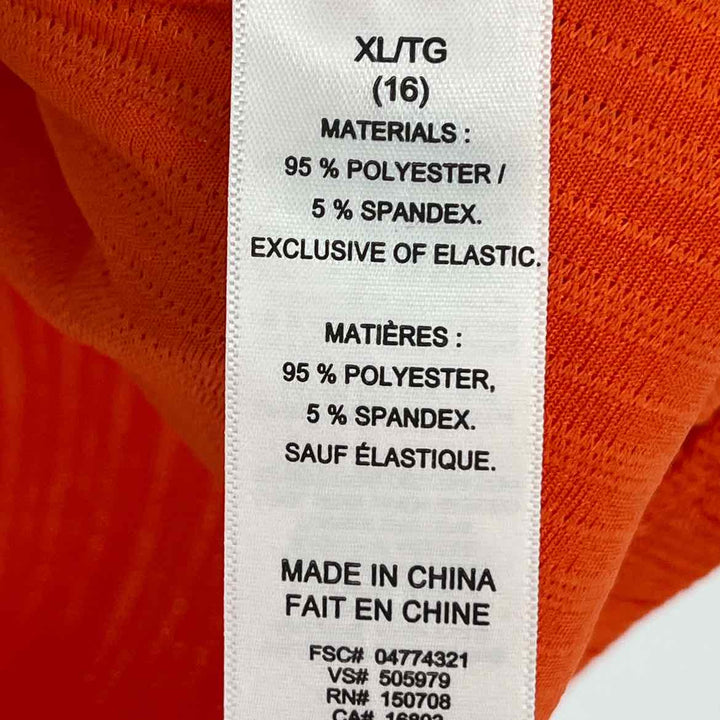 Size XL Orange 2 PC Dress