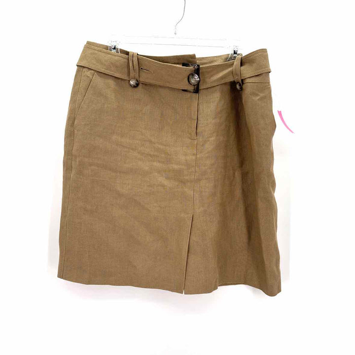 Size 16 Talbots Brown Linen Skirt
