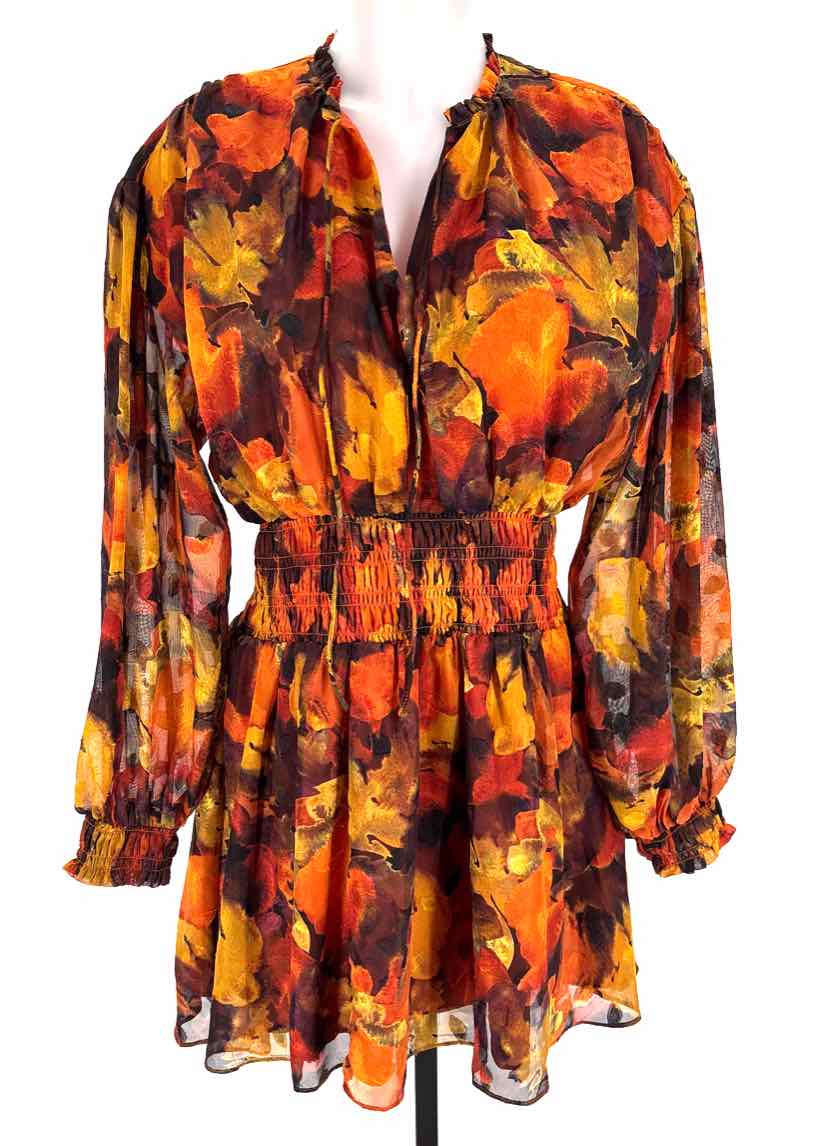 Size M Orange Dress