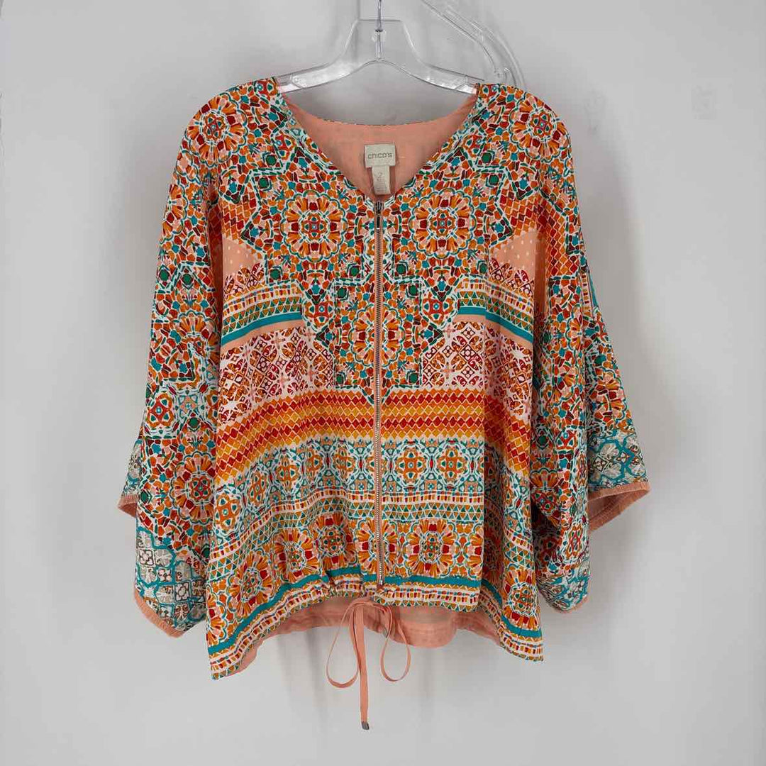 Size XL Chico's Orange Shirt