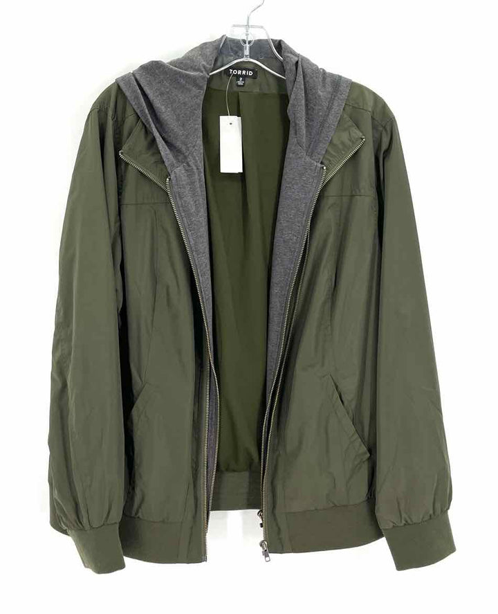 Size 2 Torrid Green Jacket