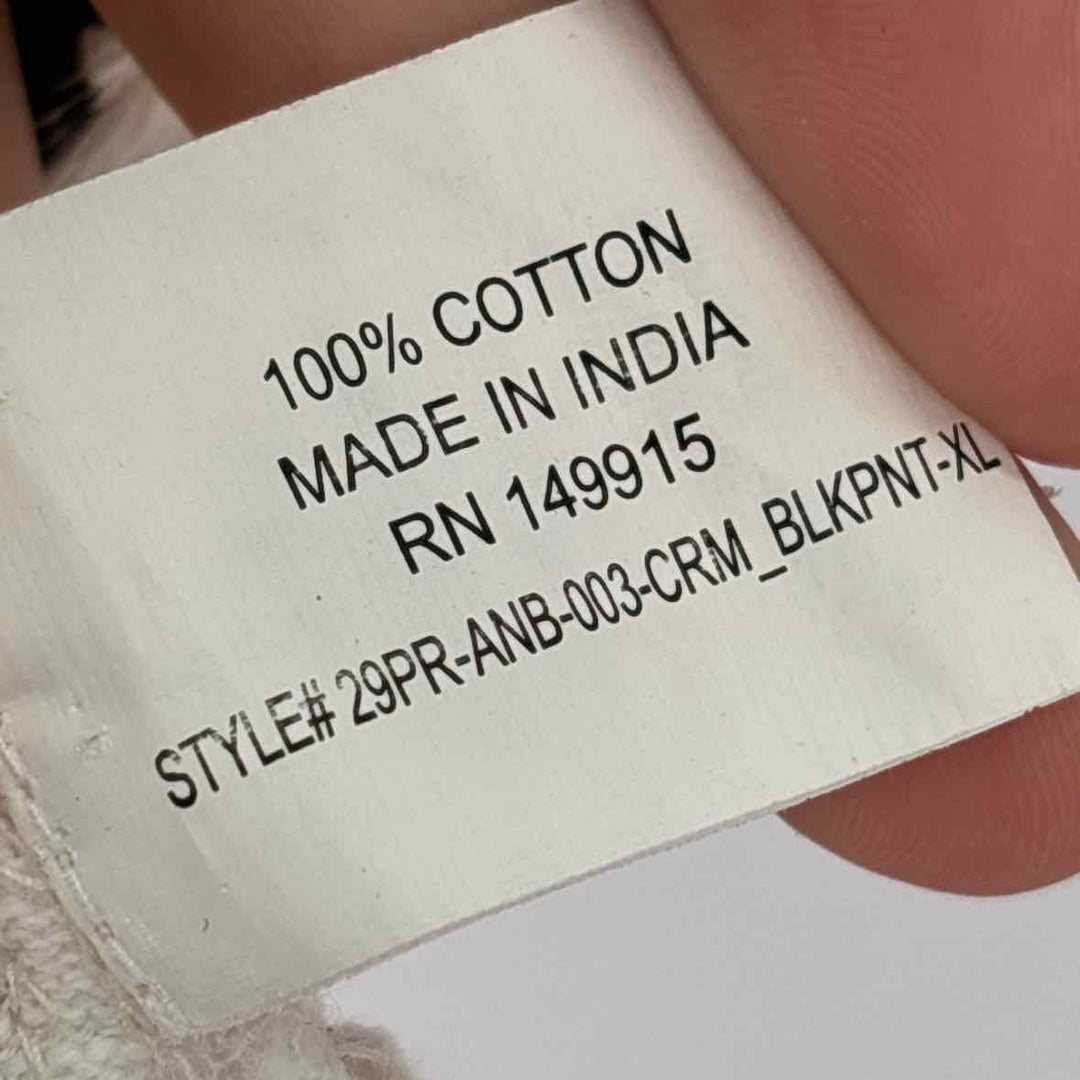 Size XL Cream Shirt