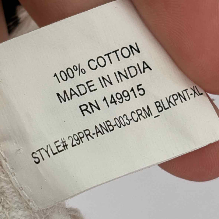 Size XL Cream Shirt