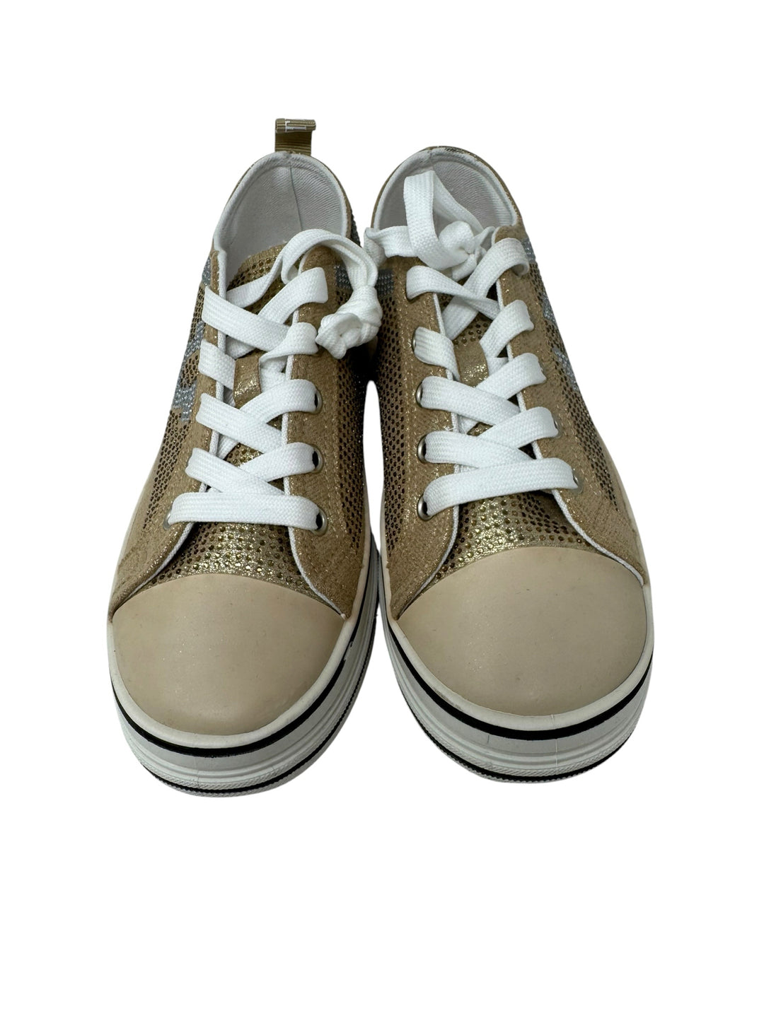 Shoe Size 6 True Religion Gold Sneakers