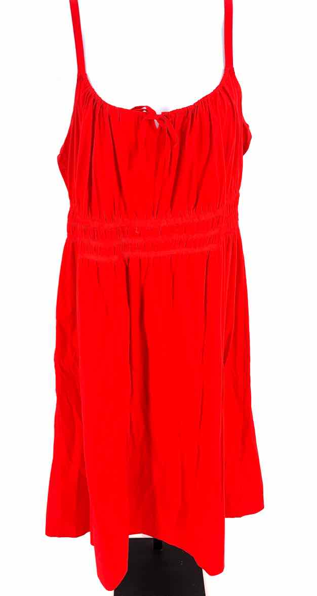 Size 18 LANE BRYANT Red Cotton Dress