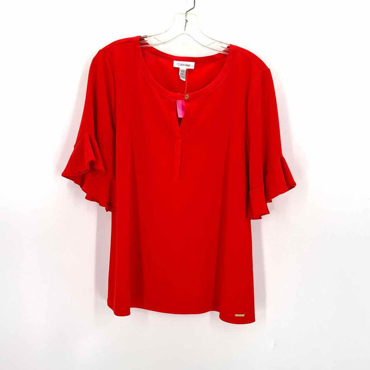 Size L Calvin Klein Red Shirt
