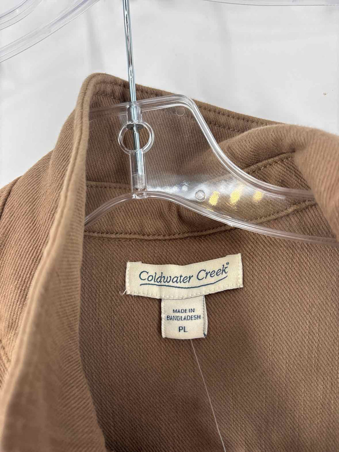 Size L Coldwater Creek Tan Jacket