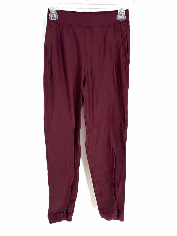 Size 4 Lululemon Burgundy Pants