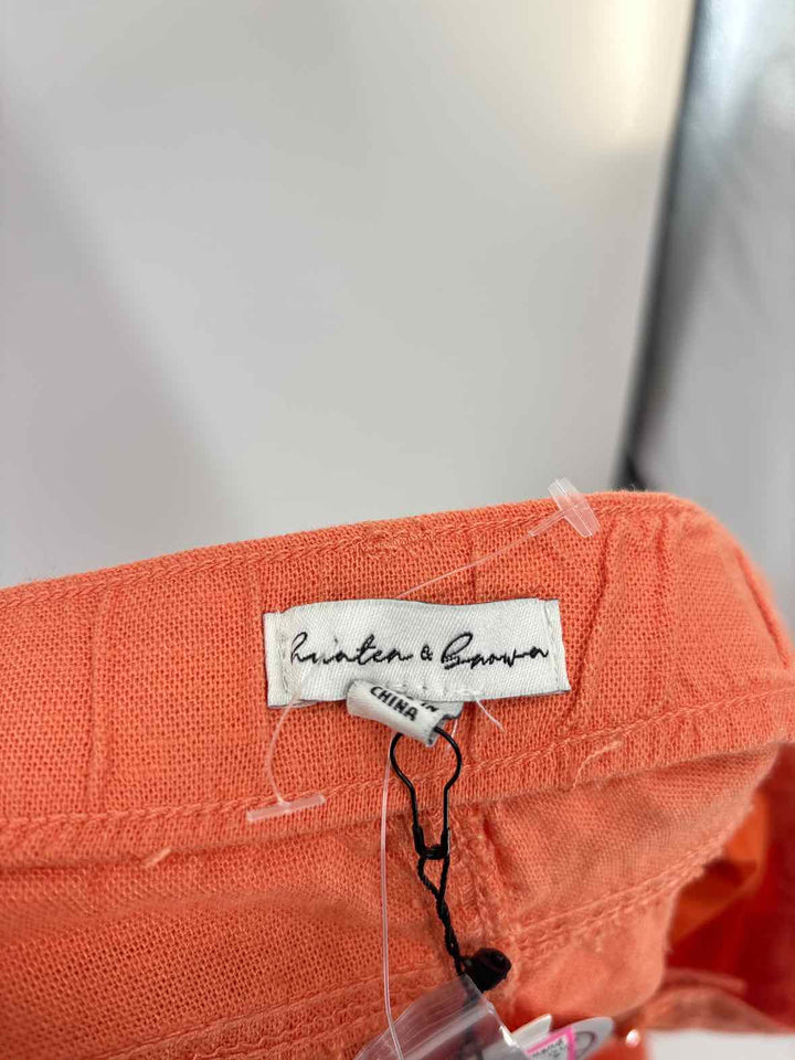 Size L Orange Pants