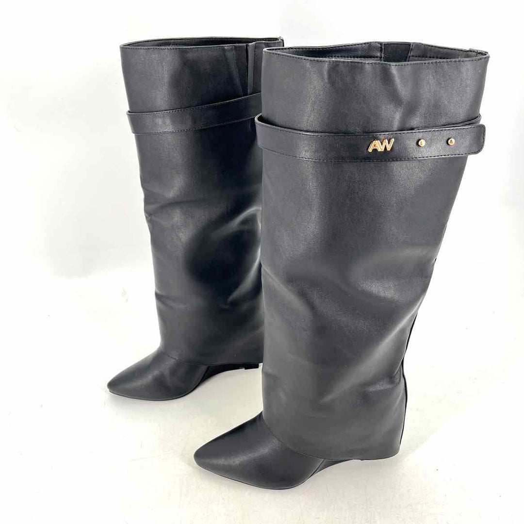 Shoe Size 7.5 AKIRA Black Boots
