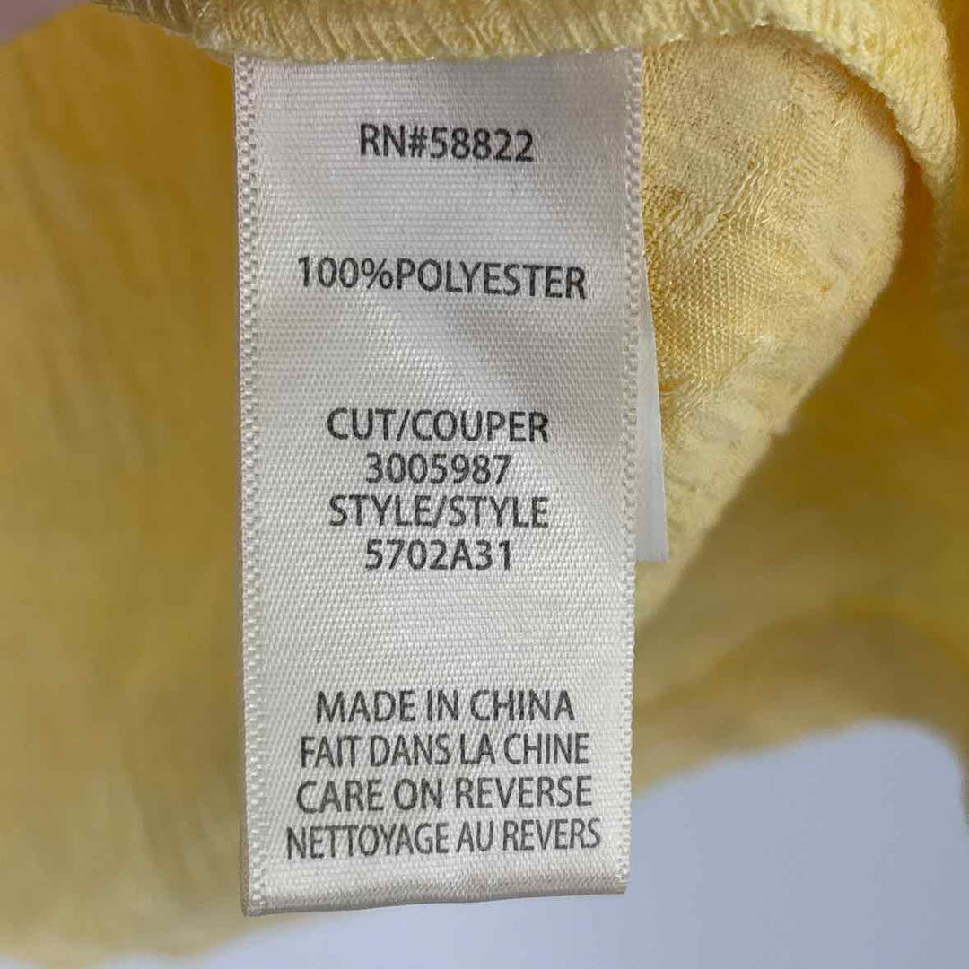 Size M MAX STUDIO Yellow Shirt