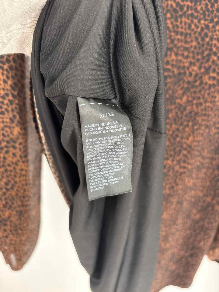 Size XL White House Black Market Tan Shirt