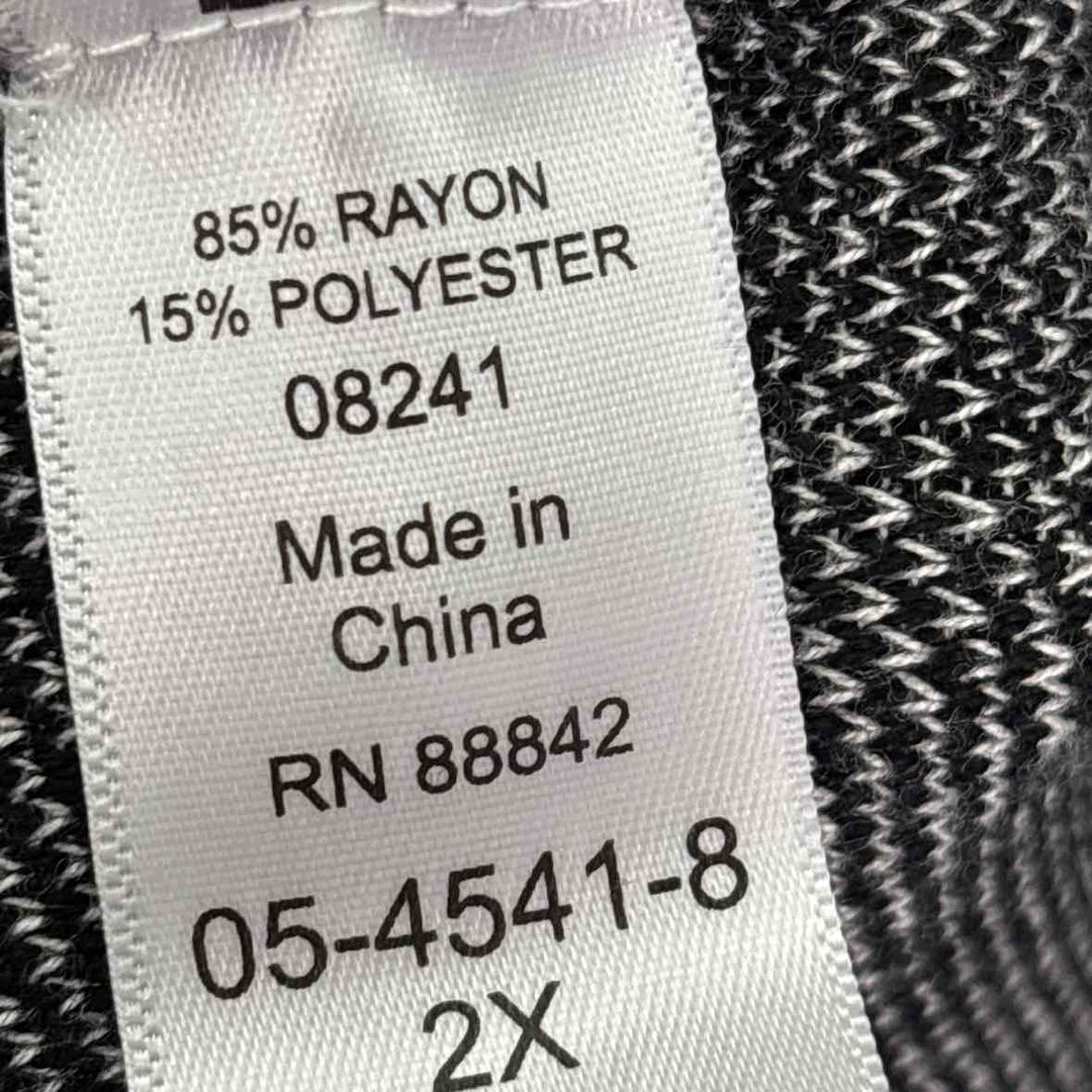 Size 2X Black Knit Dress