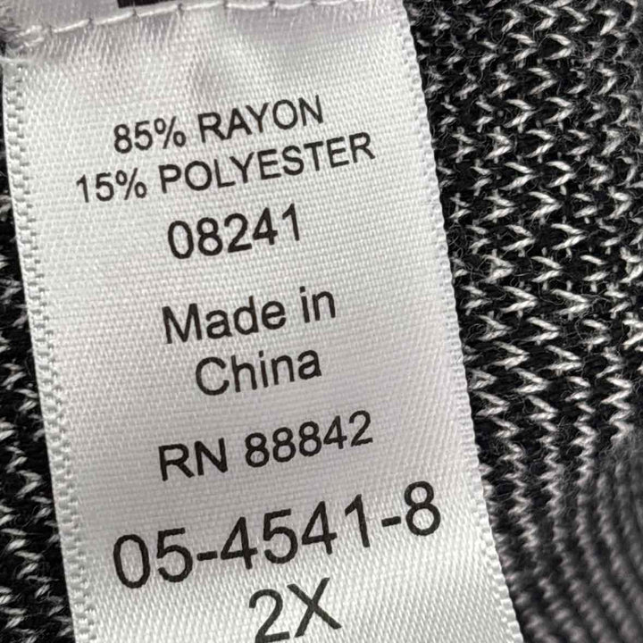 Size 2X Black Knit Dress