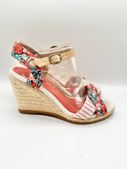 Shoe Size 7 Sperry Multi-Color Sandals