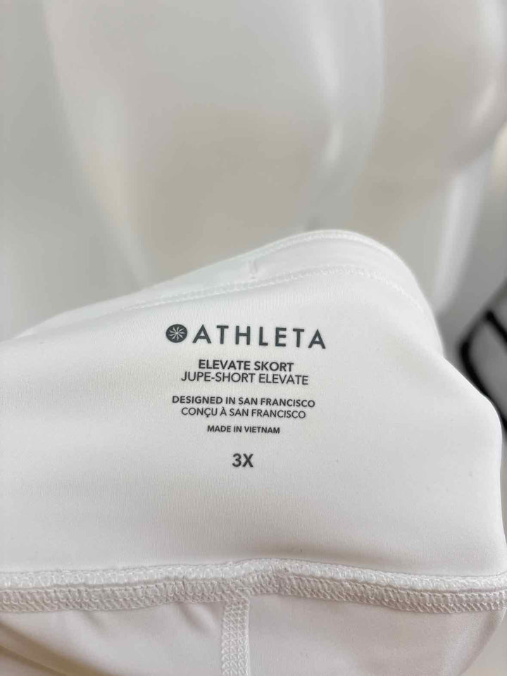 Size 3X Athleta White Skirt
