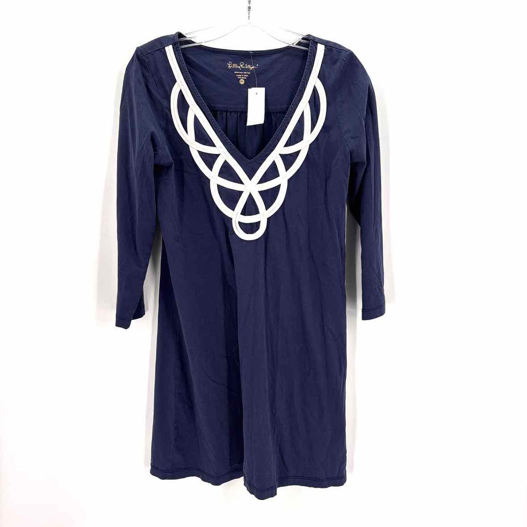 Size M Lilly Pulitzer Navy Dress