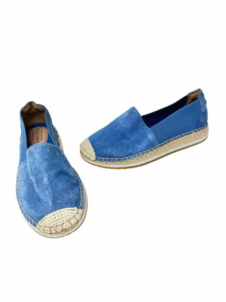 Shoe Size 6.5 Cole Haan Blue Suede Flats