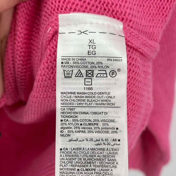 Size XL Old Navy Pink Sweater