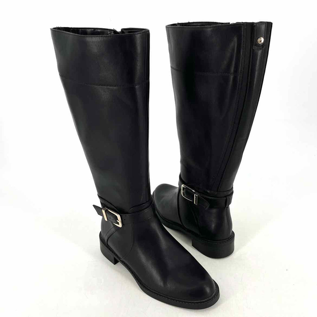 Shoe Size 8 KELLY & KATIE Black Faux Leather Boots