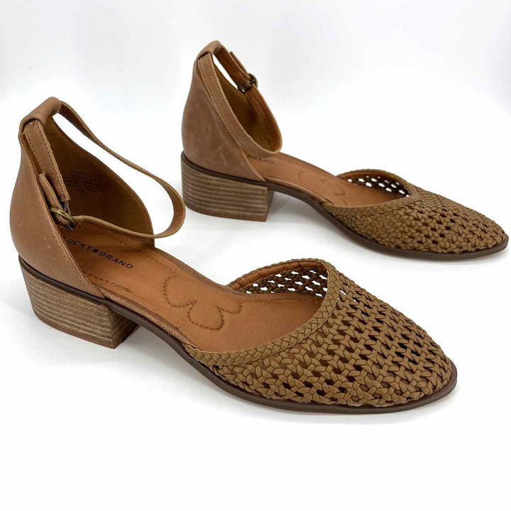 Shoe Size 11 LUCKY Brown Leather Sandals