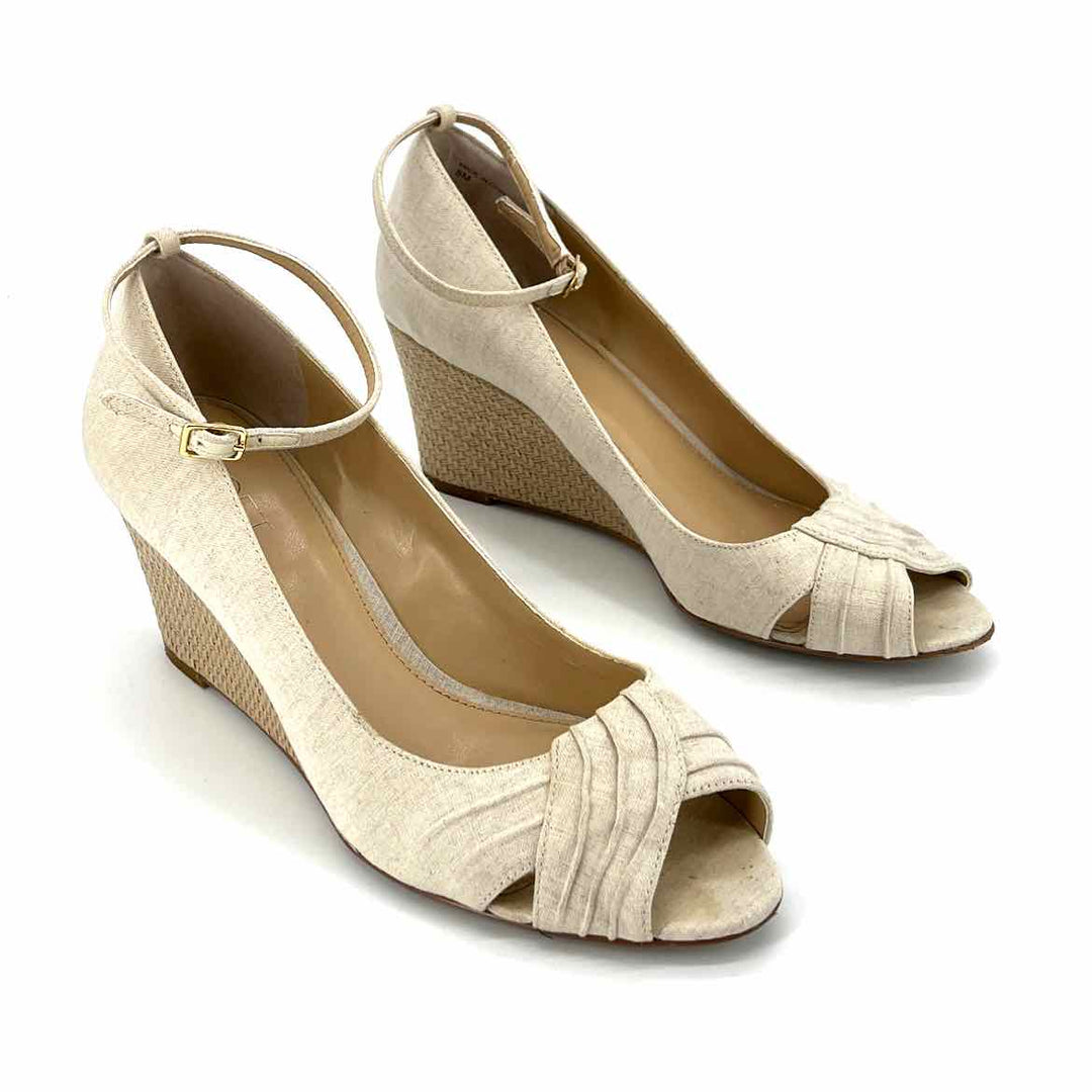 Shoe Size 8 LOFT Cream Wedge