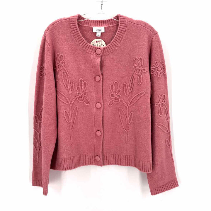 Size L CECE Pink Sweater
