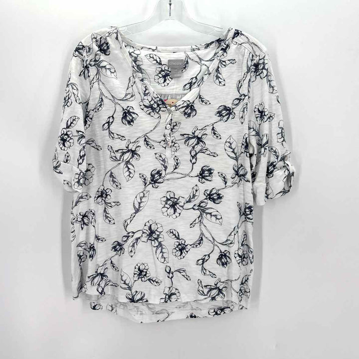 Size M Chico's White Shirt