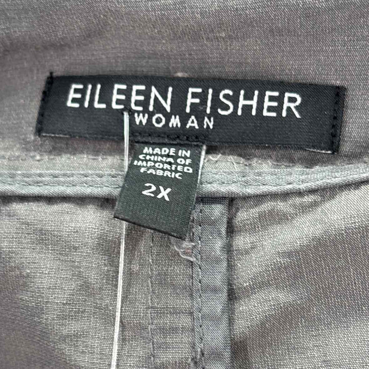 Size 2X Eileen Fisher Gray Jacket