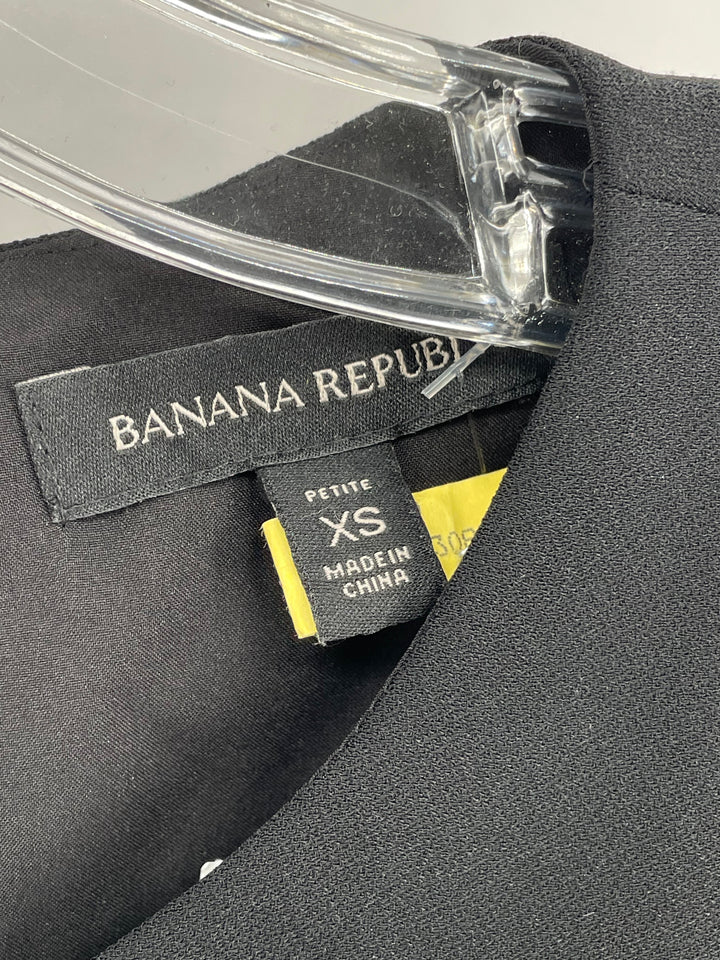 Size XS Banana Republic Black Shirt