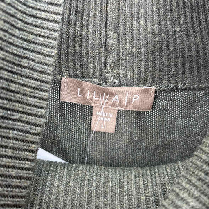 Size L LILLA P Olive Sweater