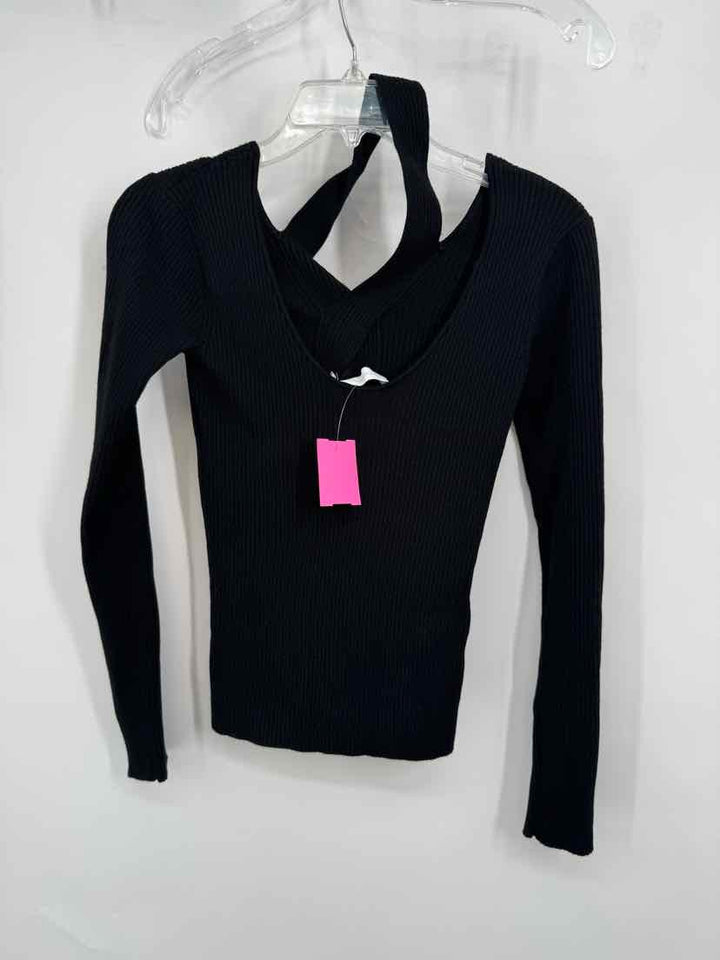 Size M JONATHAN SIMKHAI Black Knit Sweater