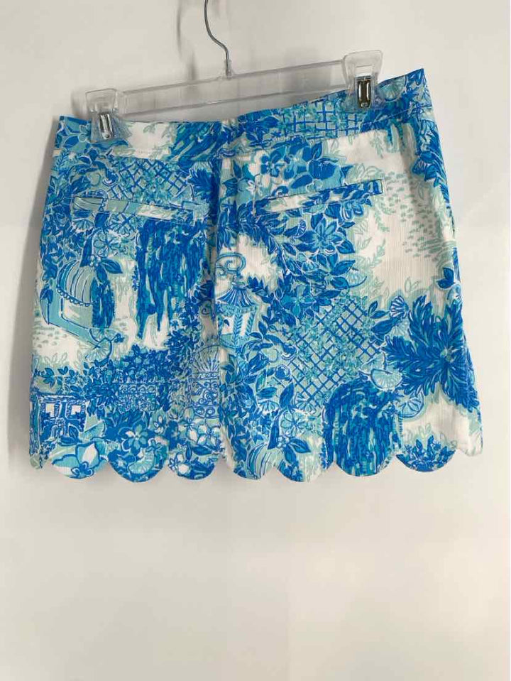 Size 4 Lilly Pulitzer Blue Print Skirt