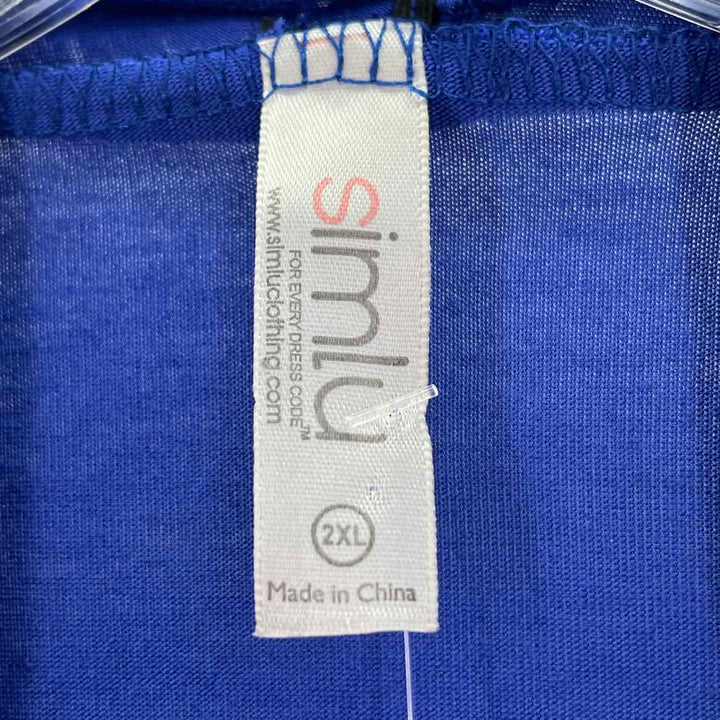 Size 2X SABINA Blue Sweater