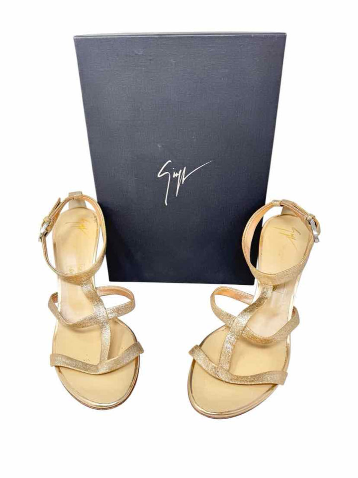 Shoe Size 39.5 GIUSEPPE ZANOTTI Rose Gold Luxury - Pumps