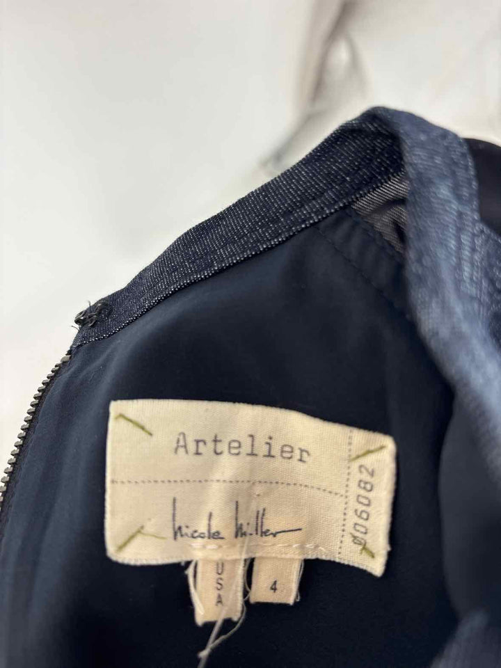 Size 4 NICOLE MILLER Denim Dress