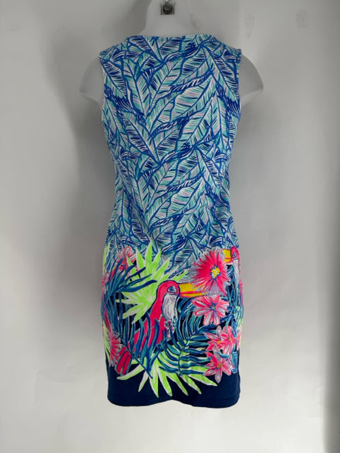 Size S Lilly Pulitzer Blue Cotton Dress