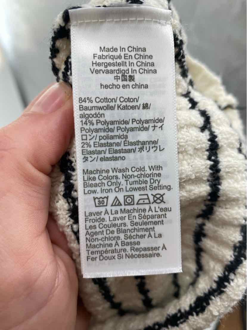 Size L MADEWELL Ivory Cardigan