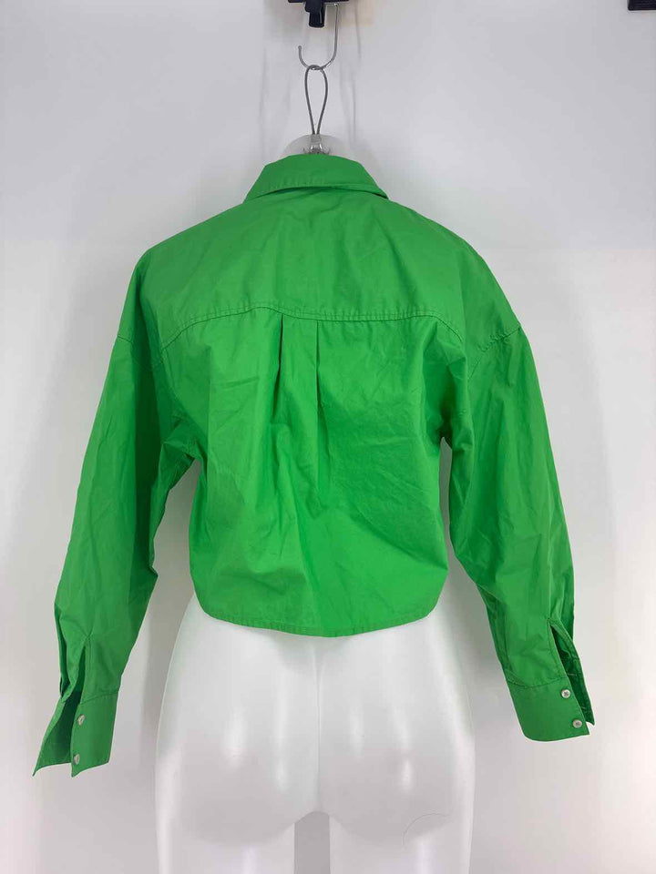 Size XS FAVORITE DAUGHTER Green Shirt