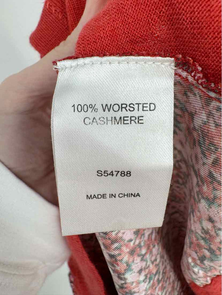 Size XS ANN MASHBURN Red Cardigan