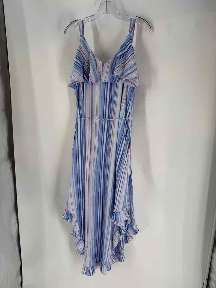 Size M TOMMY BAHAMA Blue Print Dress
